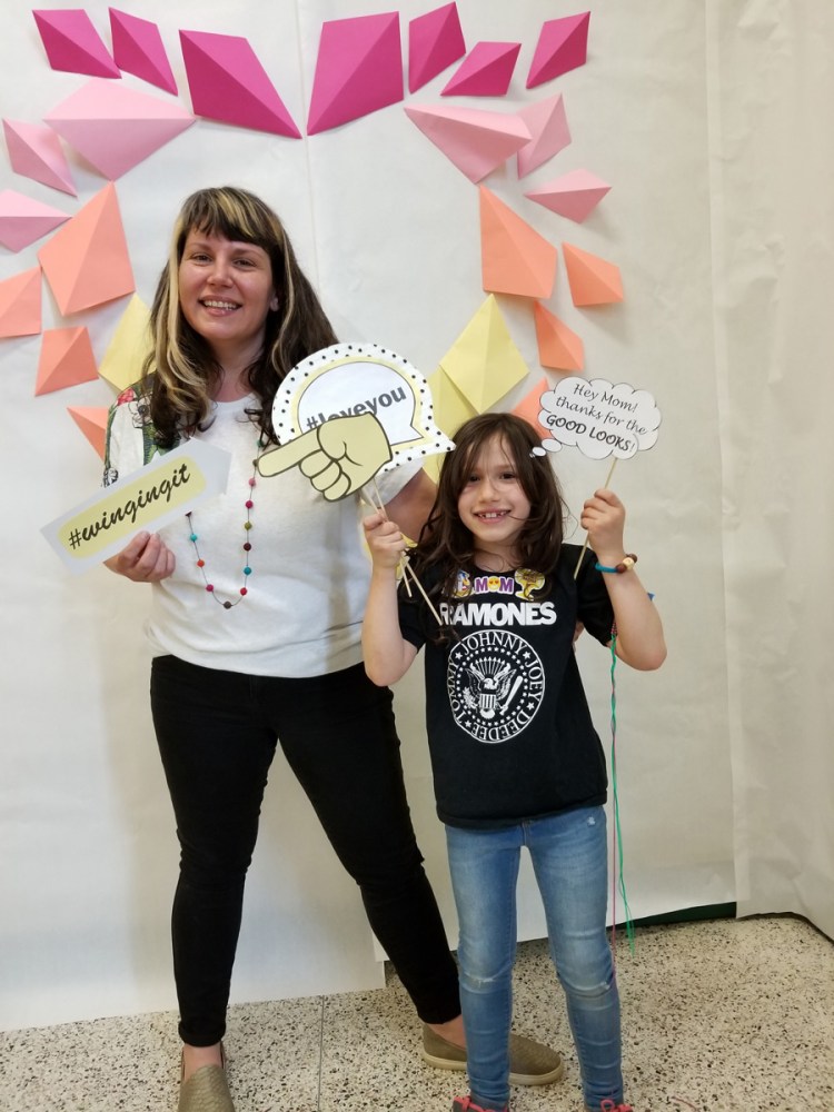 Mom and Me Craft Night Backdrop